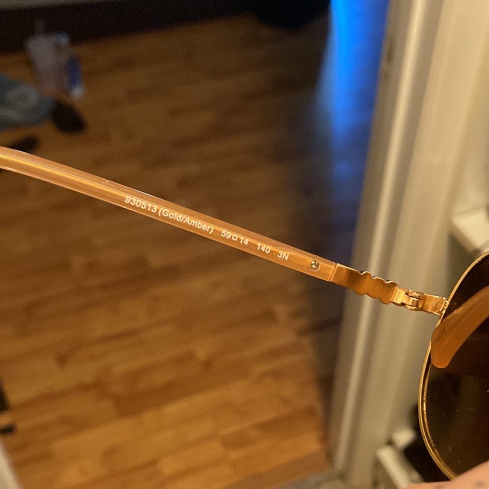 Gold/amber coach sunglasses - Picture 2 of 4
